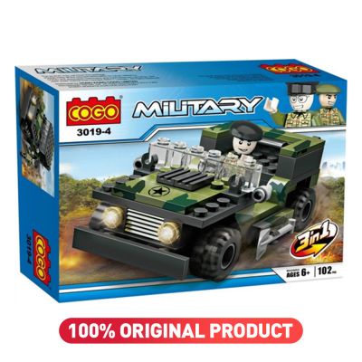 COGO - Lego Military Vehicle Blocks 4