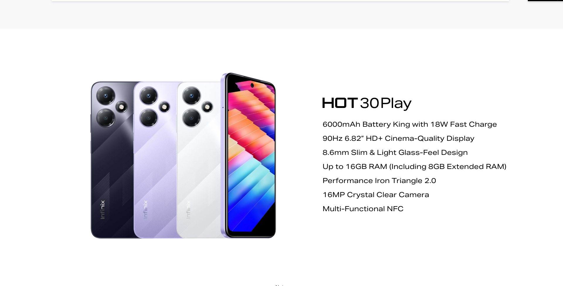 Infinix Hot 30 Play